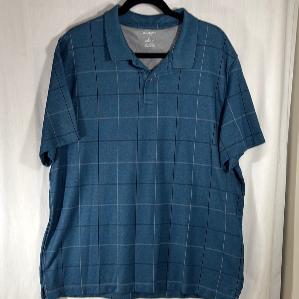 Van Heusen Men's Blue Golf Shirt
